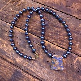 Golden Aqua Quartz Necklace